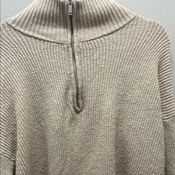 Old Navy Beige Cowl Neck Sweater - Picture 3 of 4